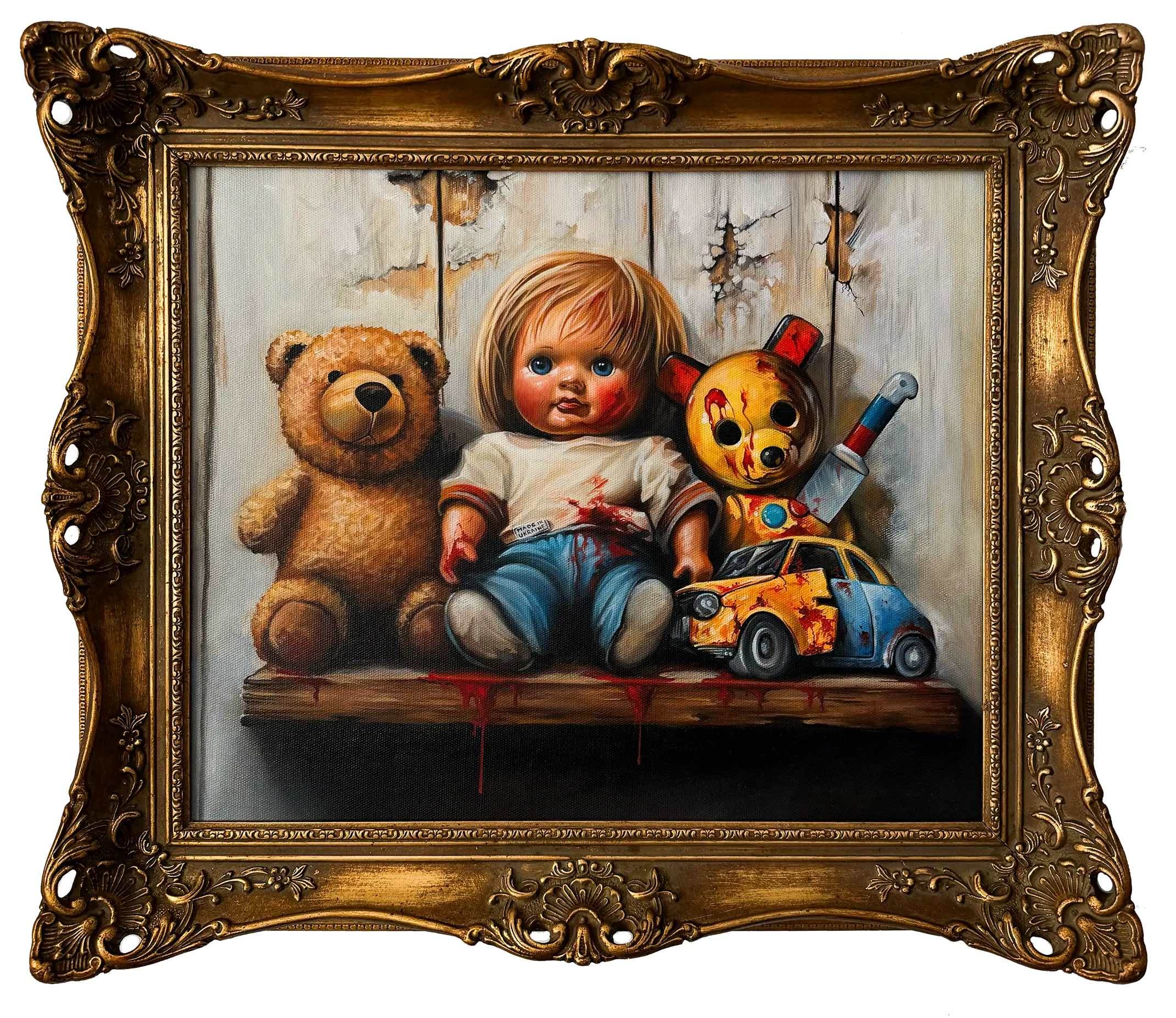 Original artwork by Dmytro Renso with layered painterly texture